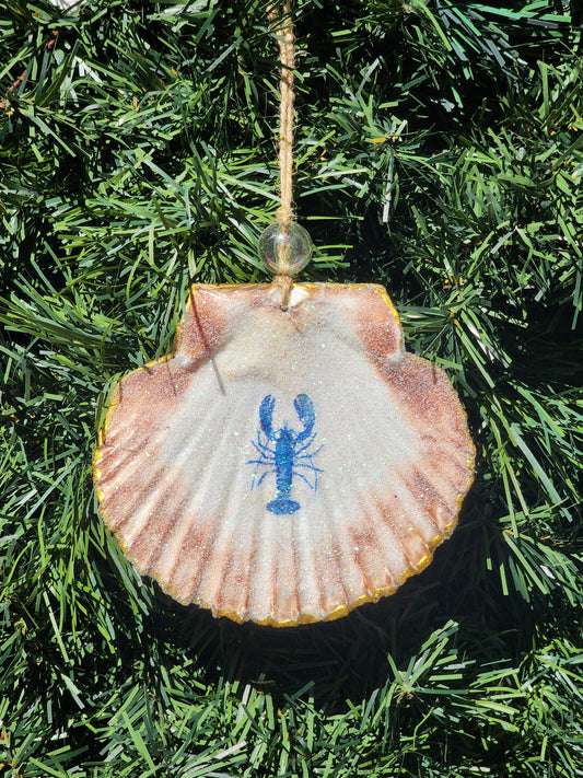Blue Lobster Ornament