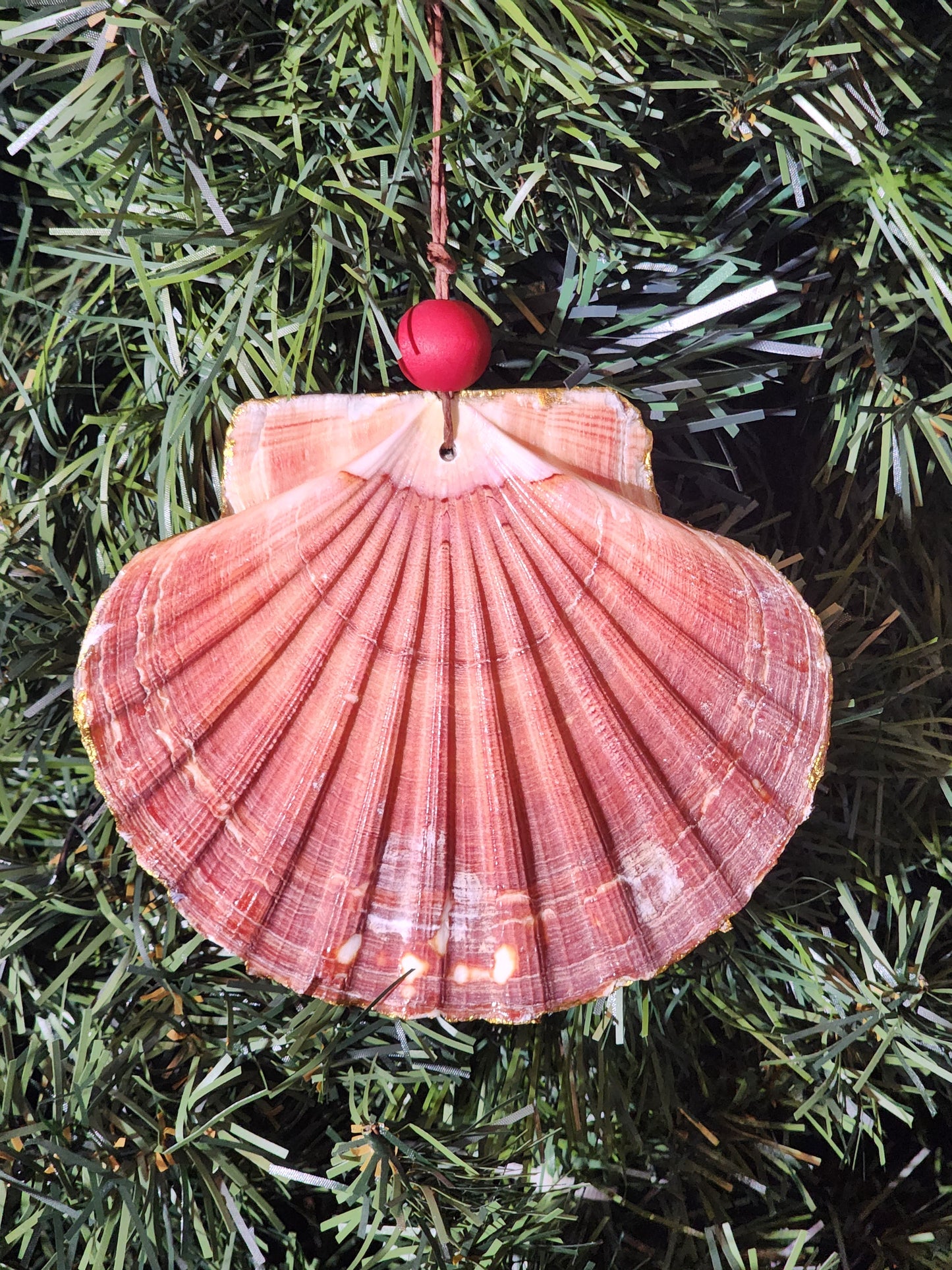Orange Cat with Squirrel Friend Ornament
