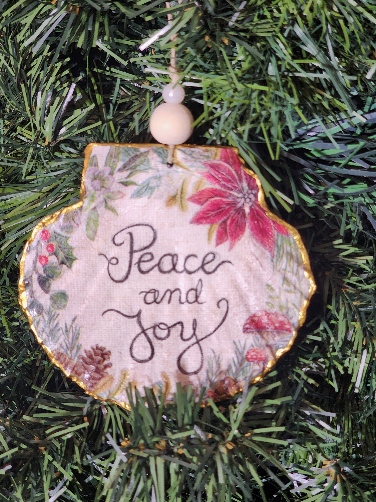 Peace and Joy Ornament