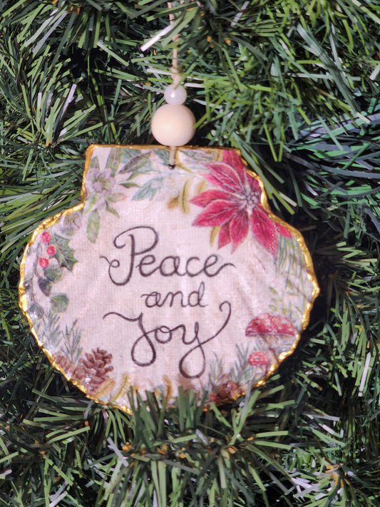 Peace and Joy Ornament
