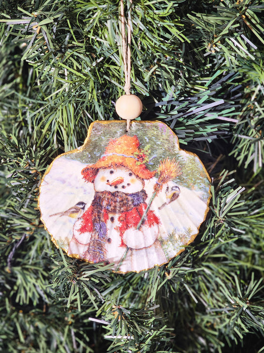 Country Snowman Ornament