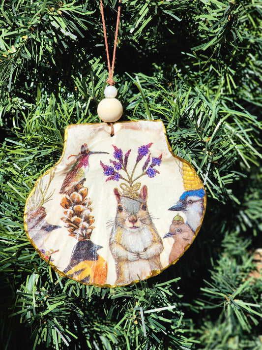 Squirrel & Friend Ornaments