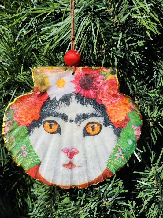 Frida Cat Ornament