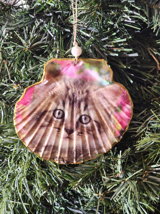 Tabby Kitten Ornament