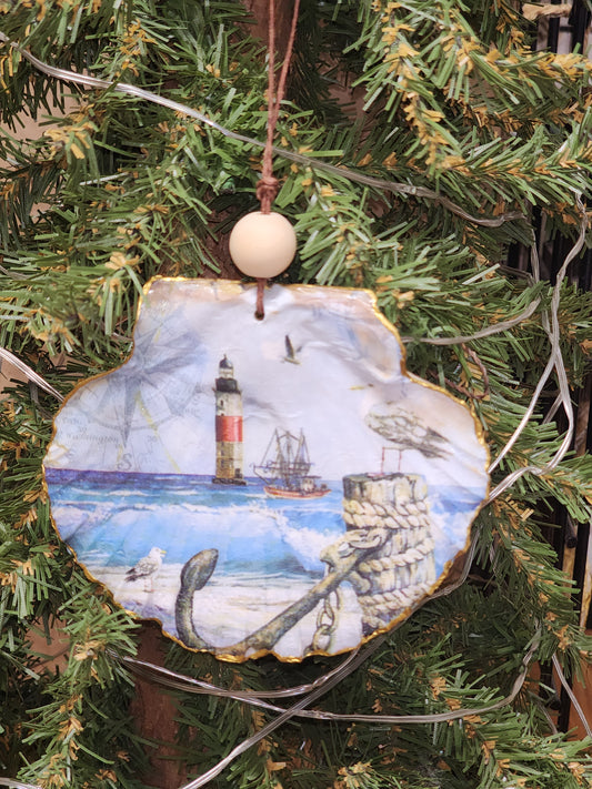 Lighthouse/Anchor Ornament