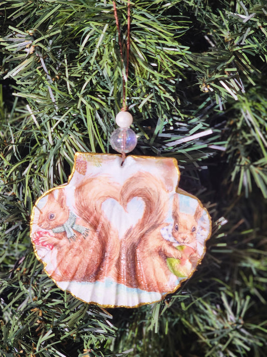 Squirrel Love Ornament