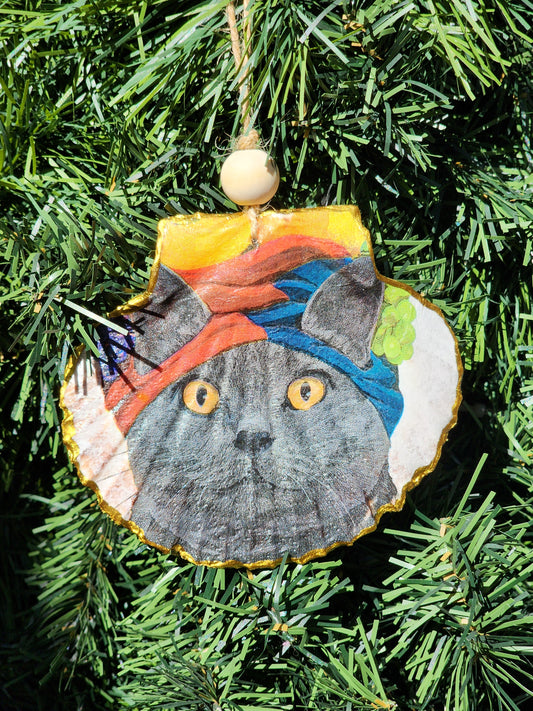 Fruit Salad Cat Ornament