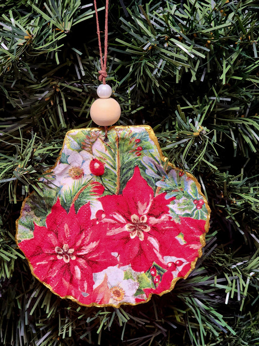Poinsettia Ornament