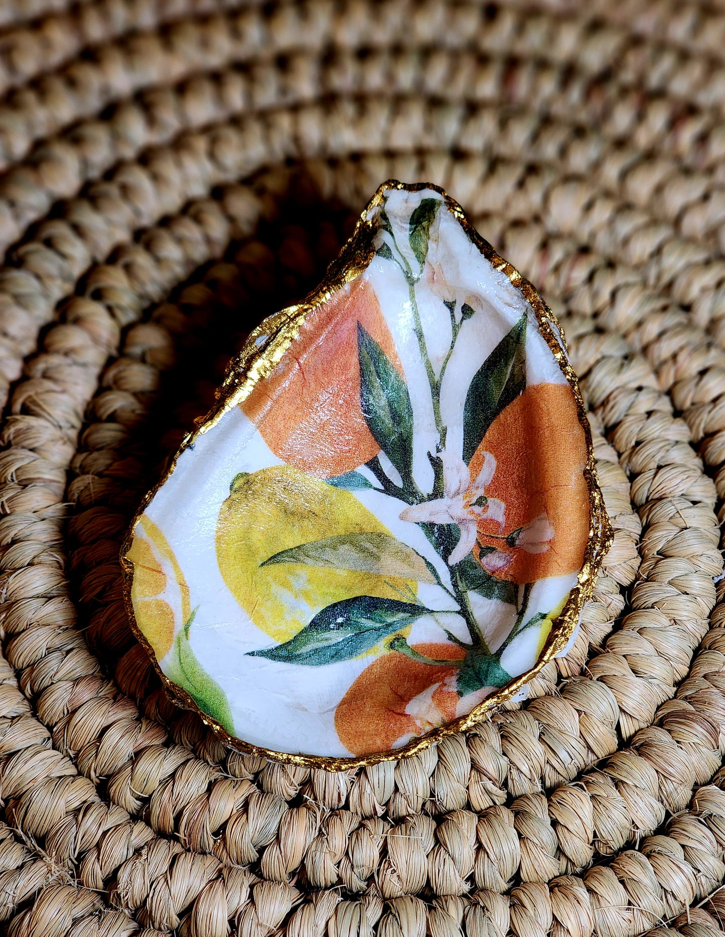 Lemon & Orange Jewelry Dish